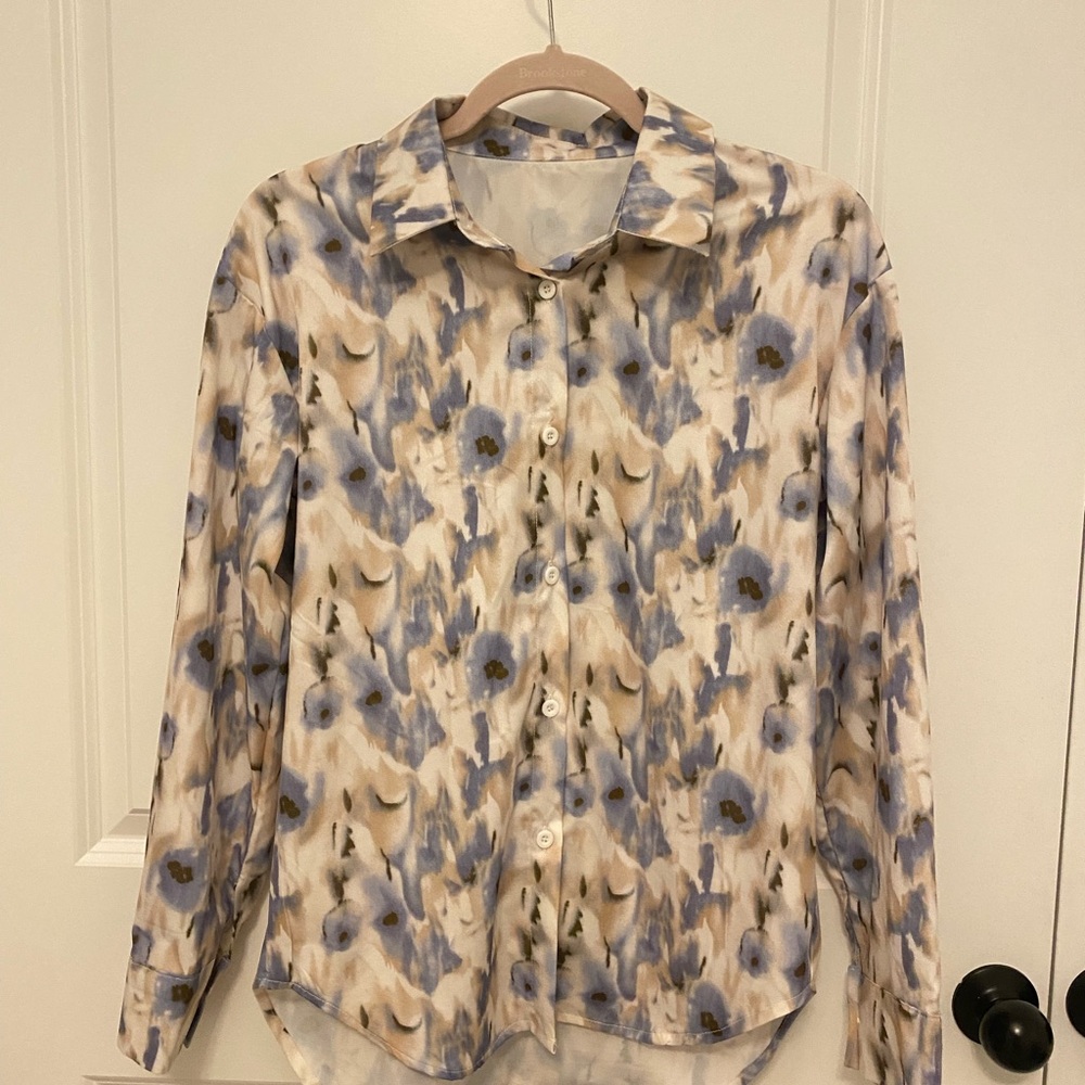 Floral Button Down Shirt